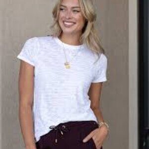 ATM Anthony Thomas Melillo SLUB JERSEY SCHOOLBOY CREW NECK TEE